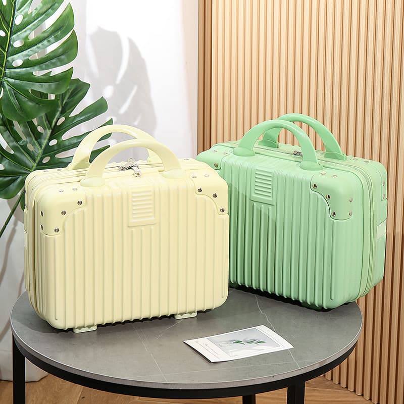 Retro handheld gift box, suitcase, storage box, bag, 14 inch 2
