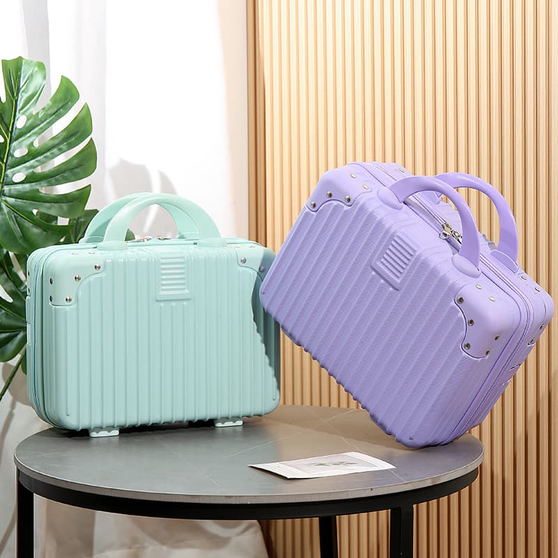 Retro handheld gift box, suitcase, storage box, bag, 14 inch 3
