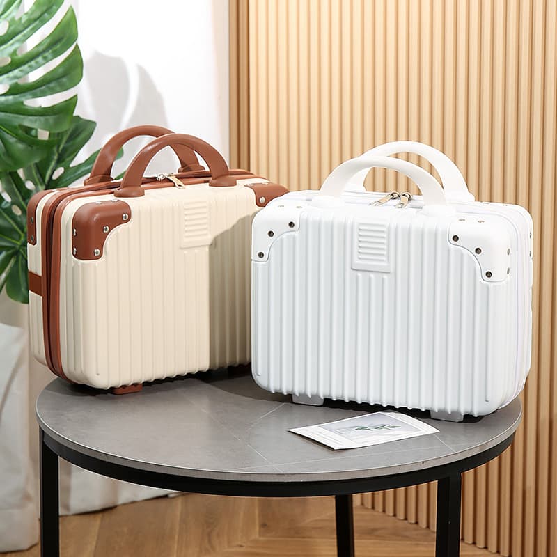 Retro handheld gift box, suitcase, storage box, bag, 14 inch 4