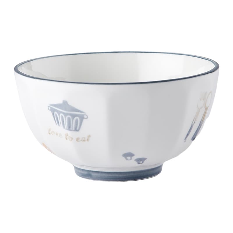 Ceramic dish set household dishes 2025 new tableware gift box binaural plate rice bowl dish plate microwave oven 5