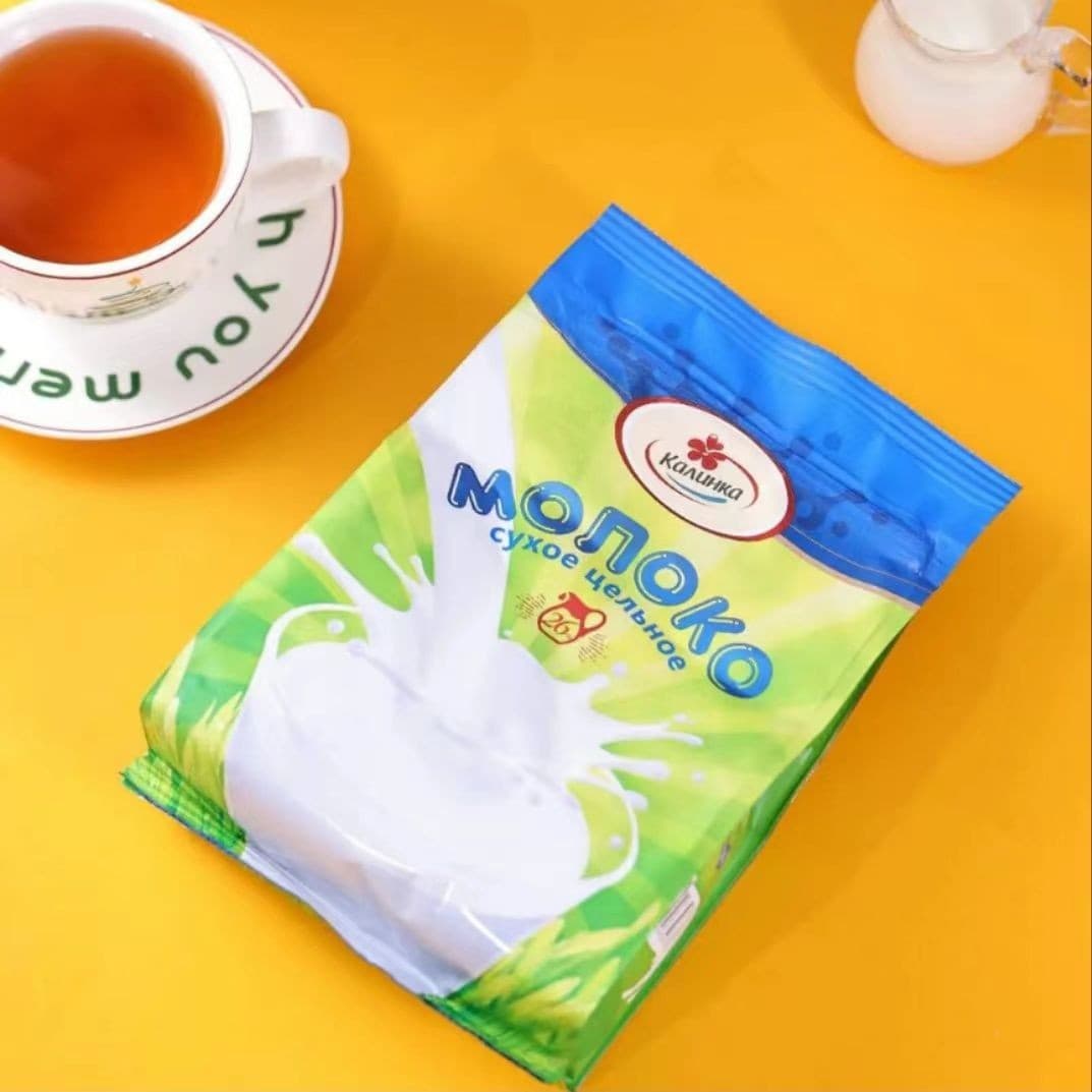 Genuine milk powder, card for adults for students, Russia 2