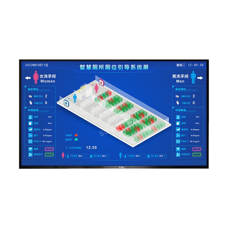 Smart Public Toilet LED Display Management System 5