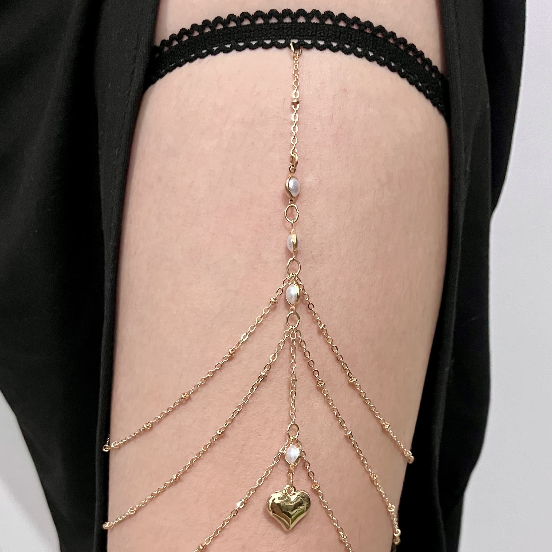 (Cross-border trading), sexy fashionable chain pearl, beach universal accessory, European style 4