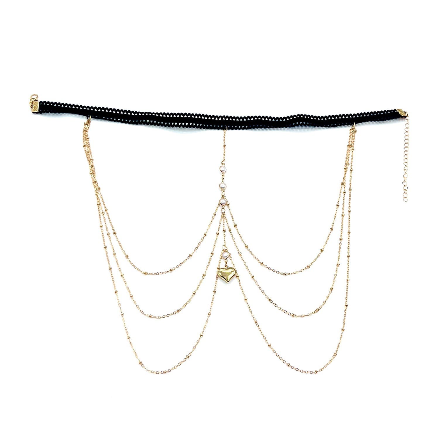 (Cross-border trading), sexy fashionable chain pearl, beach universal accessory, European style 5