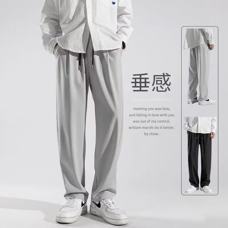 Wear-resistant trousers, artificial autumn demi-season uniform for work for leisure, oversize 4