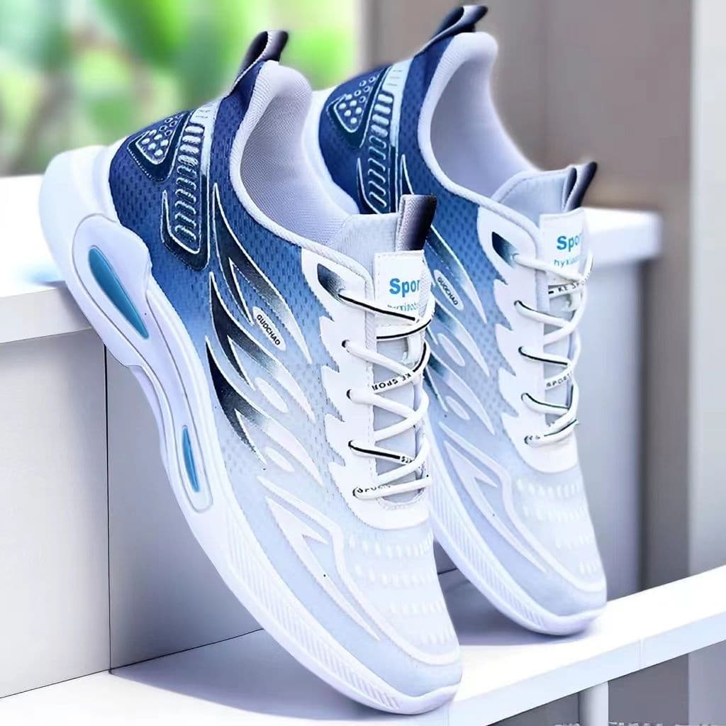 (Wholesale), fashionable trend breathable sports comfortable casual footwear for leisure, universal lightweight running sneakers, city style, made with flyknit technology 3