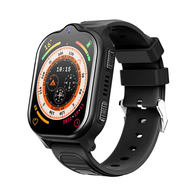 With synchronisation with phone, children's smart waterproof universal watch for students for men and women, 4G, support function for all network communication standards 4
