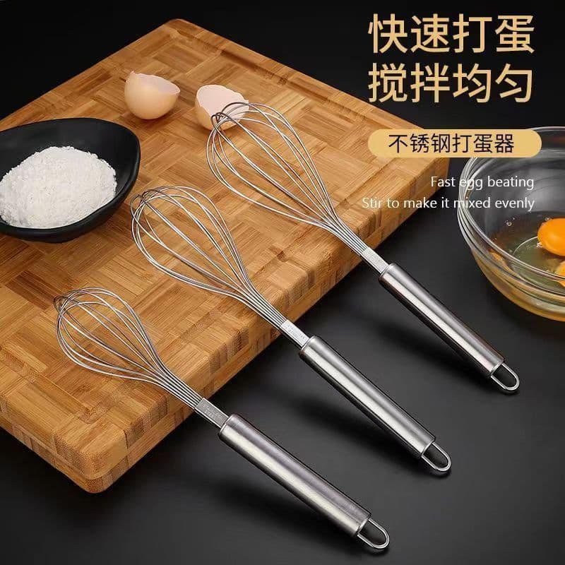 Stainless steel manual egg beam to send cream artifact baking home kitchen beating egg mixer egg white separation 2