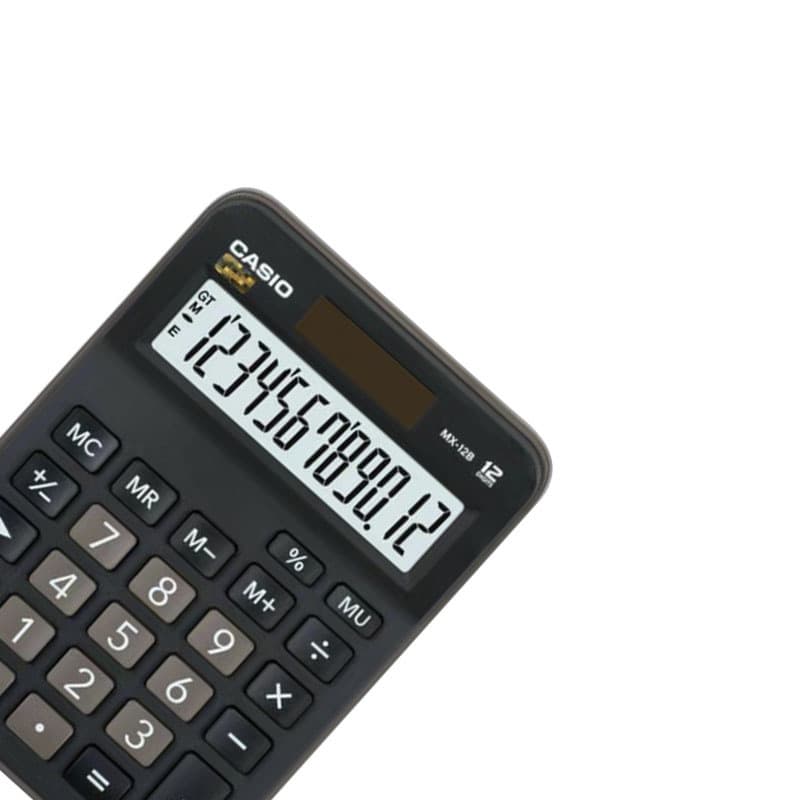 Casio MX-12B calculator shortcut key small desktop business office financial computer 3
