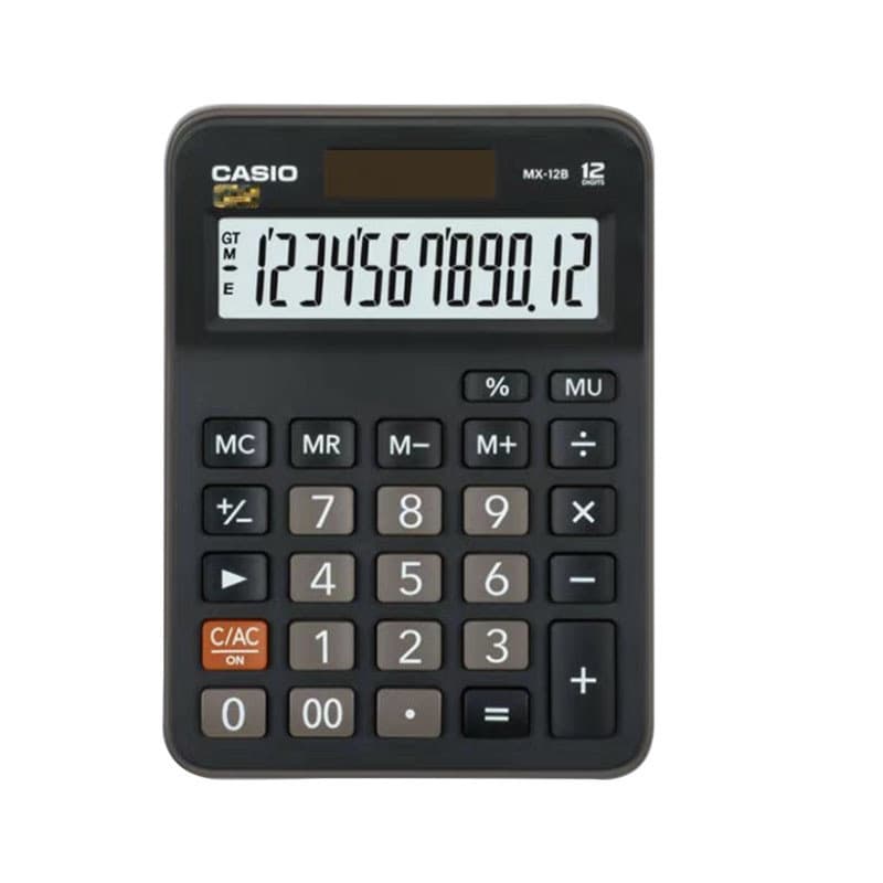 Casio MX-12B calculator shortcut key small desktop business office financial computer 5