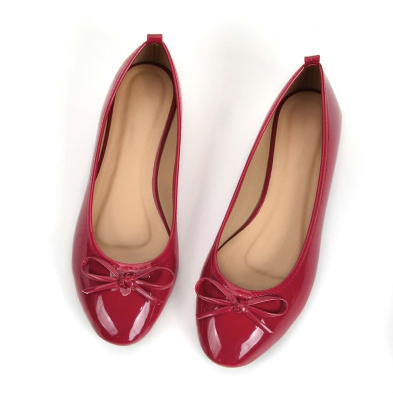 Chanel-Style Women's Flat Loafers Round Toe Bow Soft Sole 5