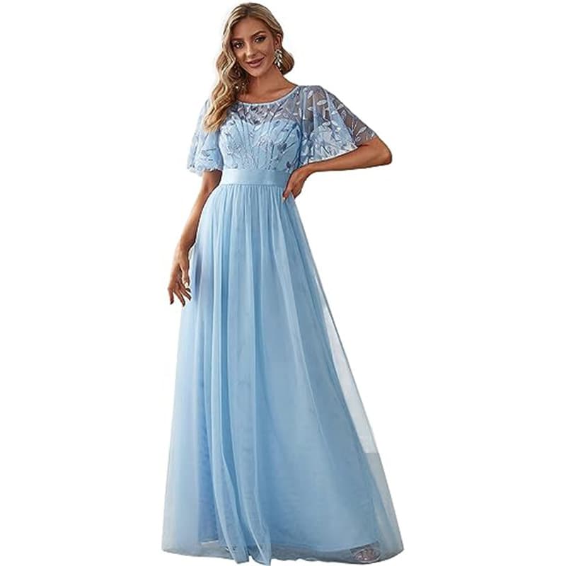 (Cross-border trading), long skirt, lace evening dress, European style, 2026 years 2