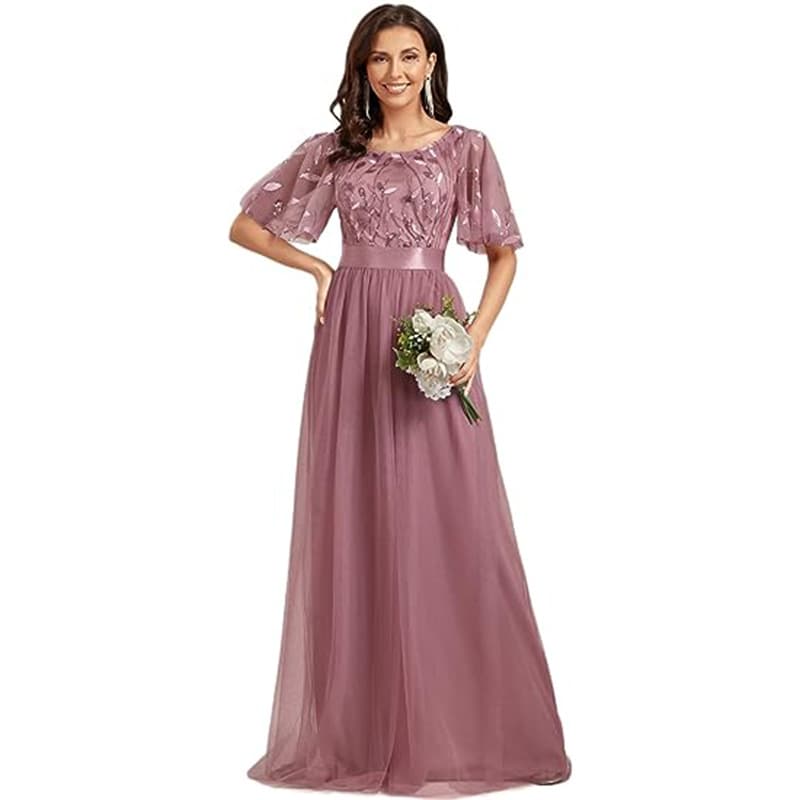 (Cross-border trading), long skirt, lace evening dress, European style, 2026 years 4