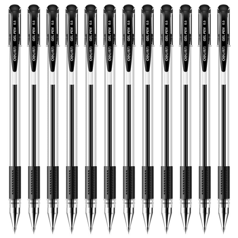 Rollerball quick dry rollerball pen, black water-based pen, stationery 5