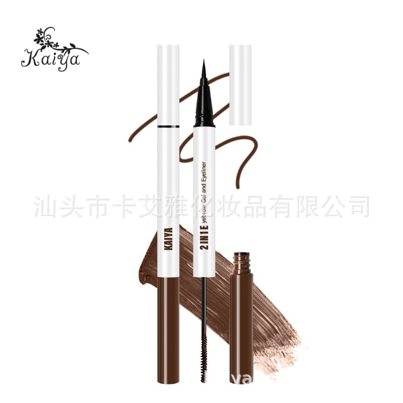 Waterproof Eyeliner Pen Dual-Head Long-Lasting 3