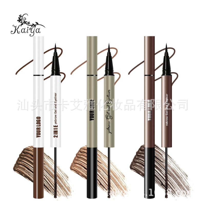 Waterproof Eyeliner Pen Dual-Head Long-Lasting 1