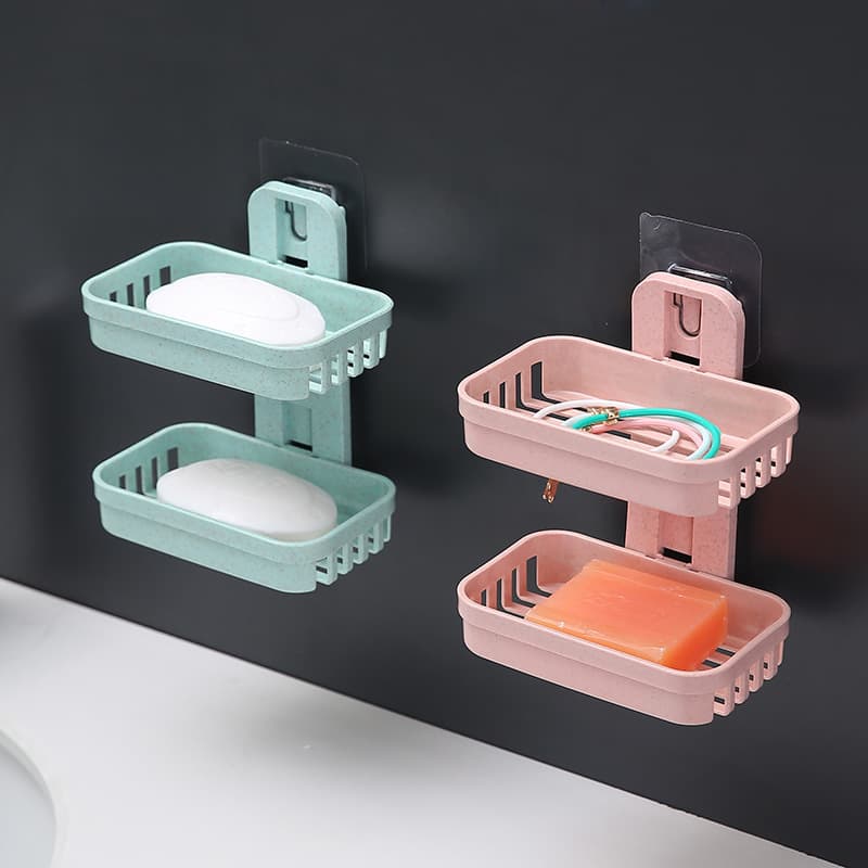 Soap holder, double-layer drying rack 2