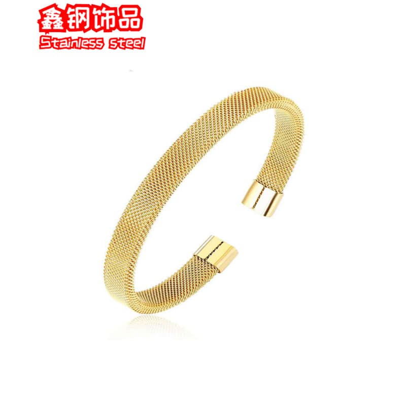 (Cross-border trading), fashionable elastic bracelet stainless steel, simple and elegant design 5