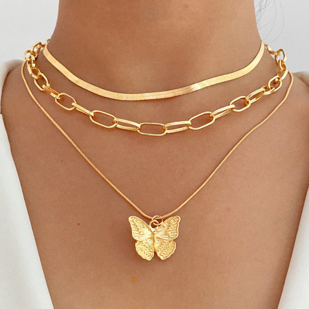 (Cross-border trading), (Wholesale), fashionable pendant, small design brand necklace 2