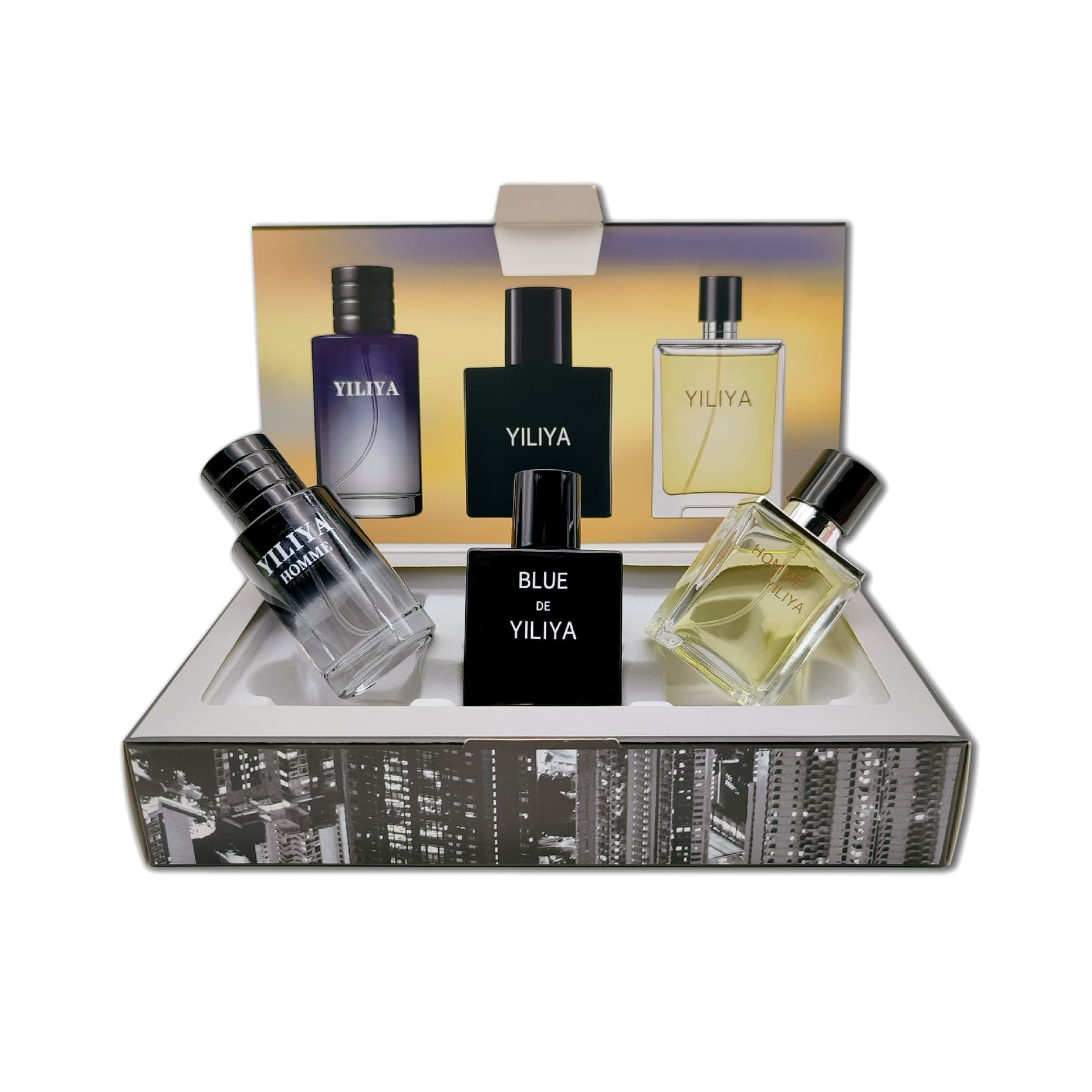 (Cross-border trading), perfume, fresh set with a light fragrance, men's gift box, new collection, long lasting light fragrance 2