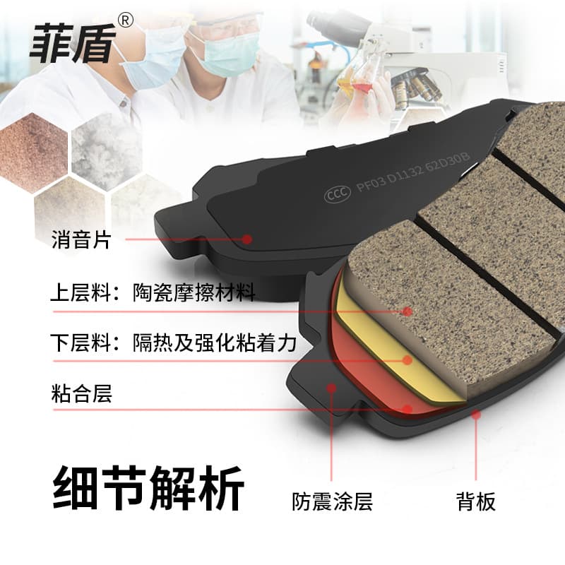 Changan CS75/CX70/XT Ceramic Brake Pads 2