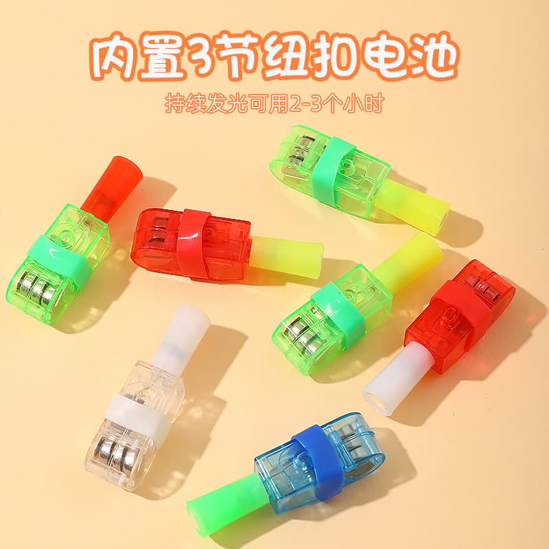 [led卡通投影手指灯多款图案多颜色发光卡通儿童投影手指灯] 3