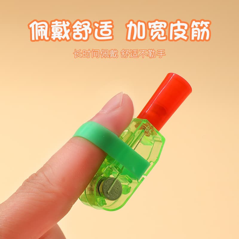 [led卡通投影手指灯多款图案多颜色发光卡通儿童投影手指灯] 4