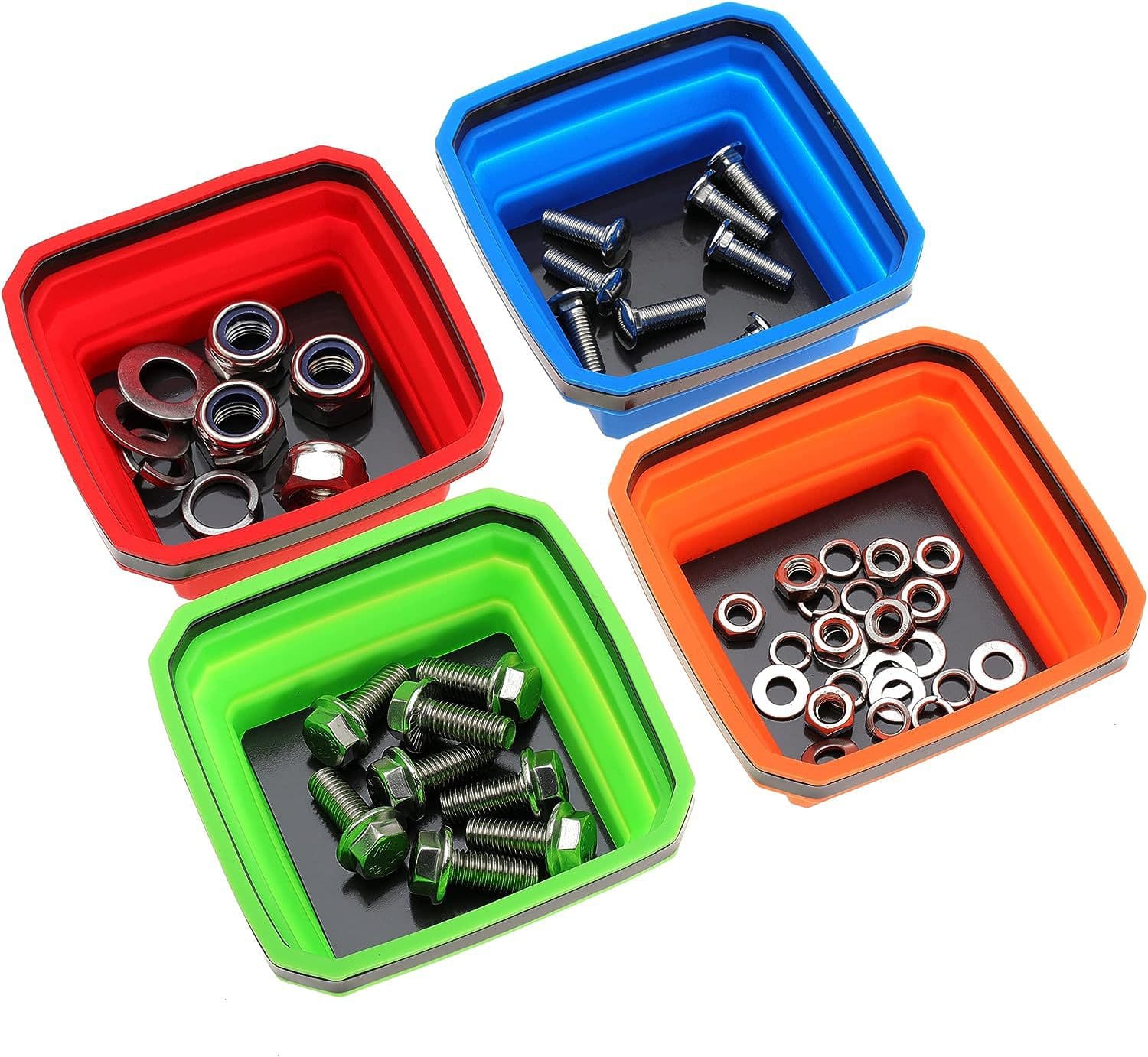 Square silicone foldable magnetic strong magnet, with your logo imprint 4