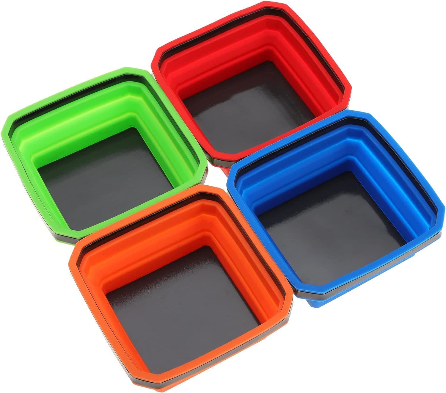 Square silicone foldable magnetic strong magnet, with your logo imprint