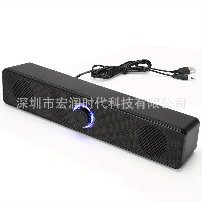 Desktop speaker Wired mini speakers long bass Bluetooth Bluetooth USB multimedia audio cross -border explosion 5