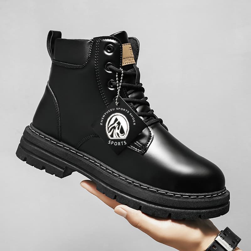 (Cross-border trading), Martens, extra large retro boots English style, plus size, British style 4