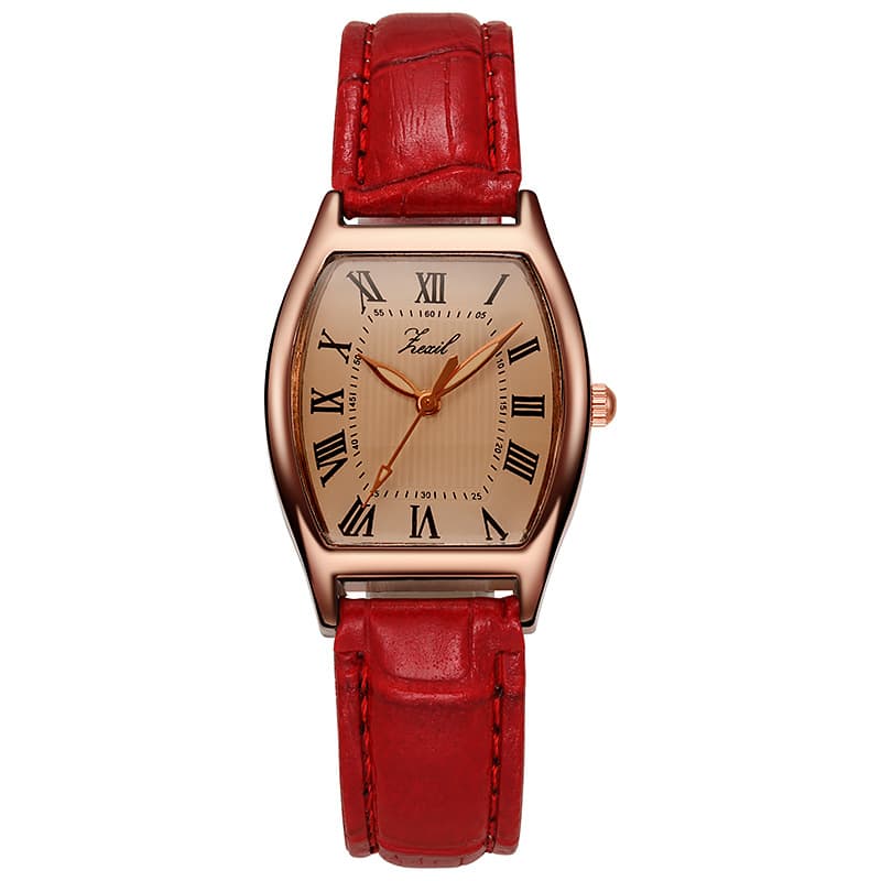 Retro quartz watches, belt, watch, simple and elegant design, (Physicals) 5