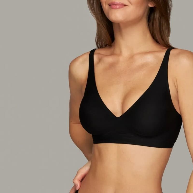 Seamless underwear women's V-neck no wire thin jelly strip soft support comfortable seamless bra SeamlessJelly 3