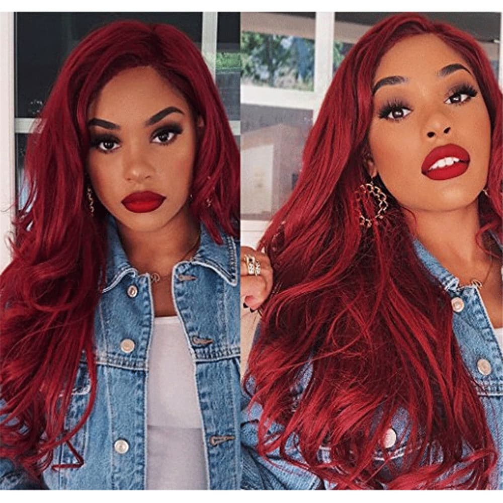 (Cross-border trading), universal curly wavy wig with hair parting, European style, gradient 4