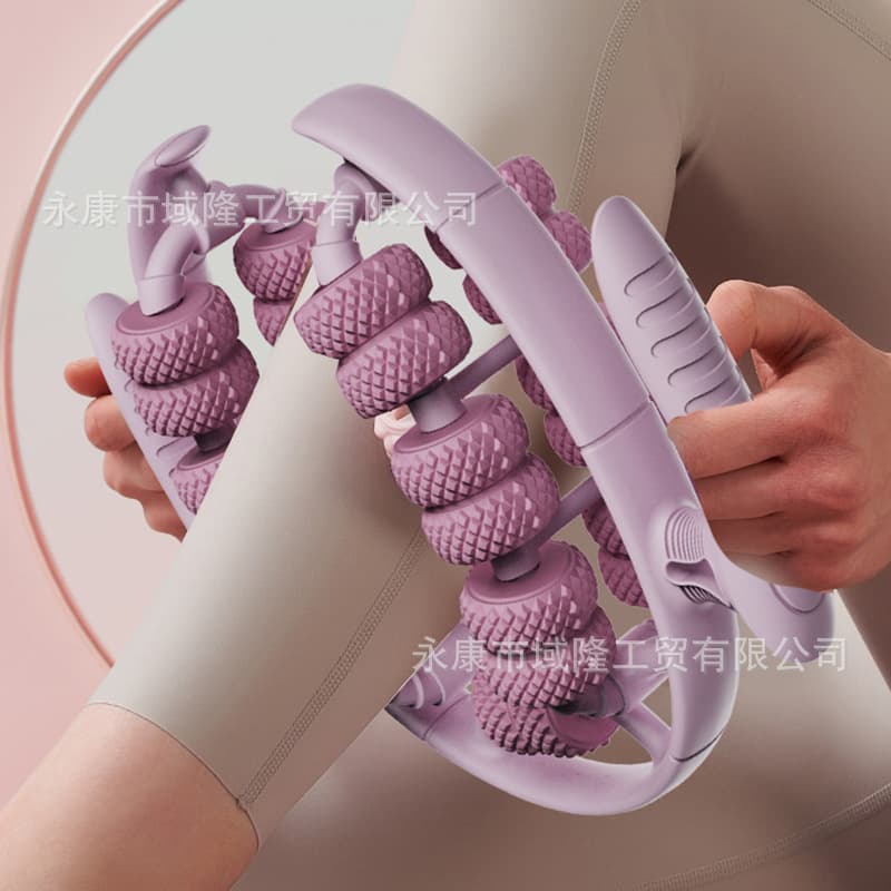 2026 new yoga wheel ring leg clamp roller leg deep muscle relaxation massage equipment fitness sports aid 1