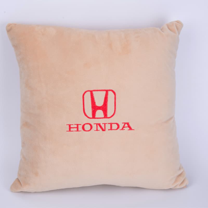 Car headrest pillow four-piece set neck pillow pair car lumbar support LOGO wholesale headrest lumbar cushion 3