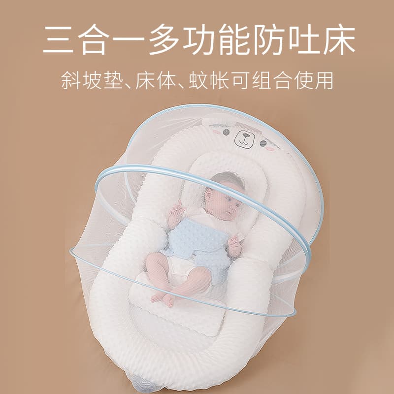Crib, bed, protective handheld set for new born 4