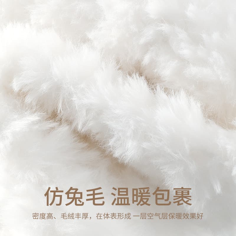 Demi-season knitted windproof keep warm knitted hat, increased thickness 2