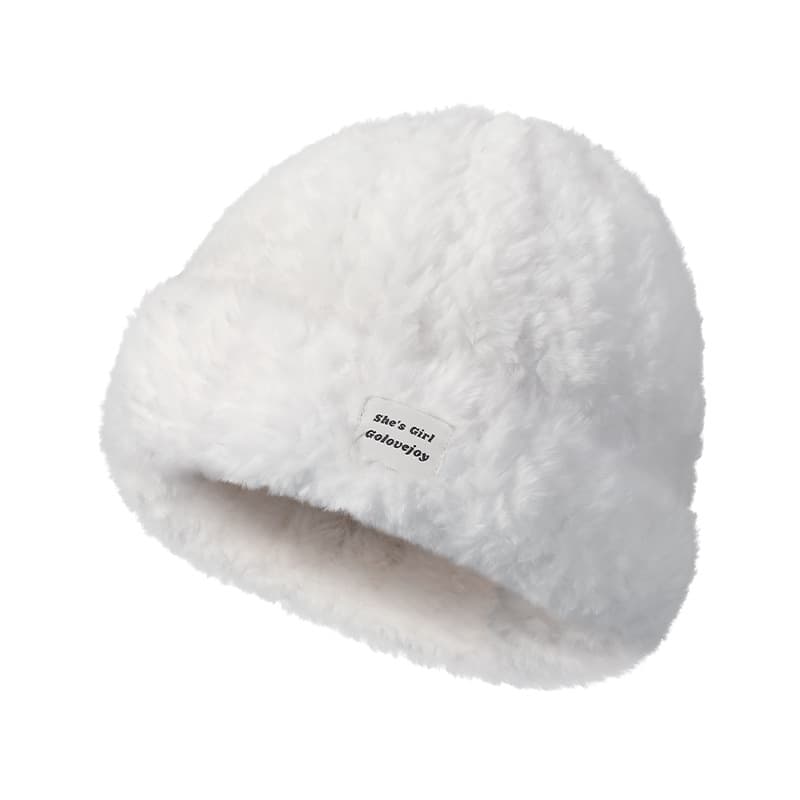 Demi-season knitted windproof keep warm knitted hat, increased thickness 5