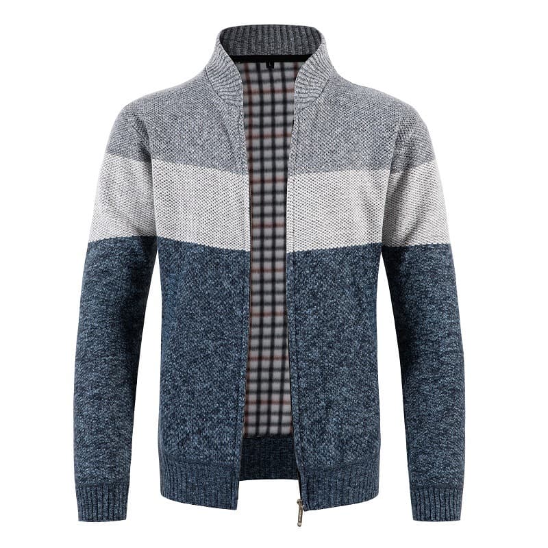 (Cross-border trading), demi-season knitted trend sweater, jacket with zipper, cardigan, Korean style 2