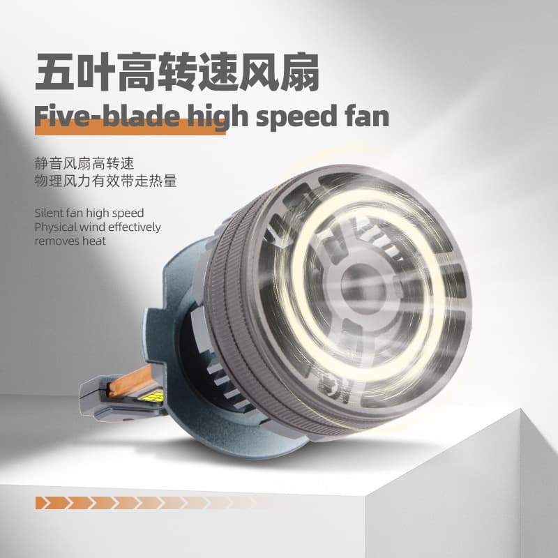 Q7 Three copper pipe cars LED headlights 180W Super bright far -low -light modified H11 laser front light white light H7 car light 4