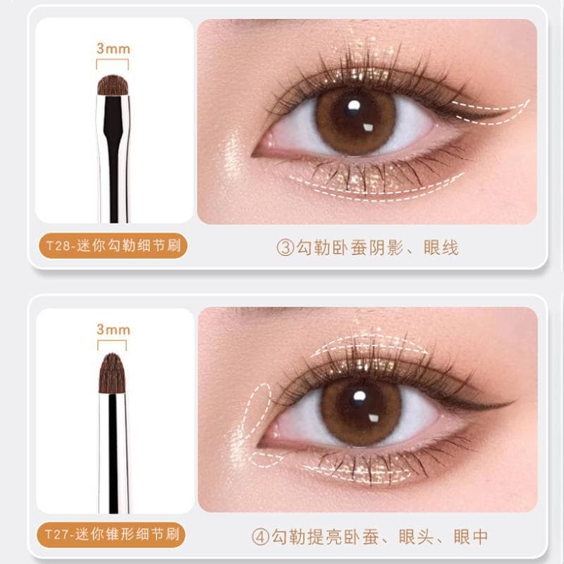 Pony for beginners, eye shadow, eye pencil, handheld brush 3