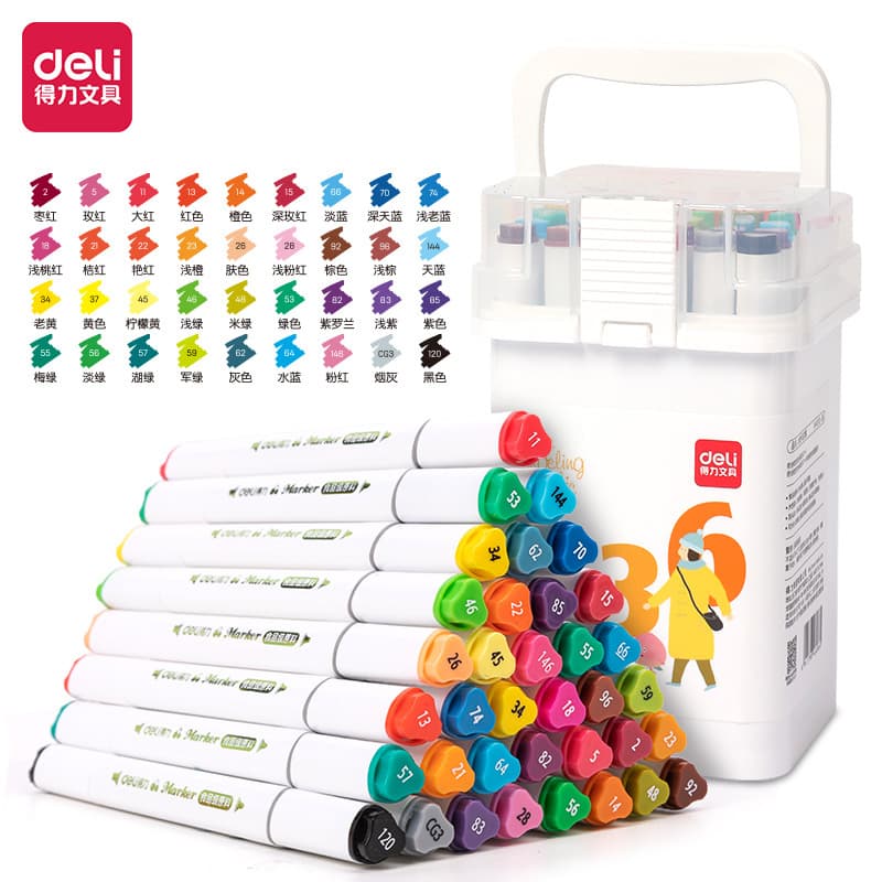 Children's safe marker, brush for students, crayons, washable 5