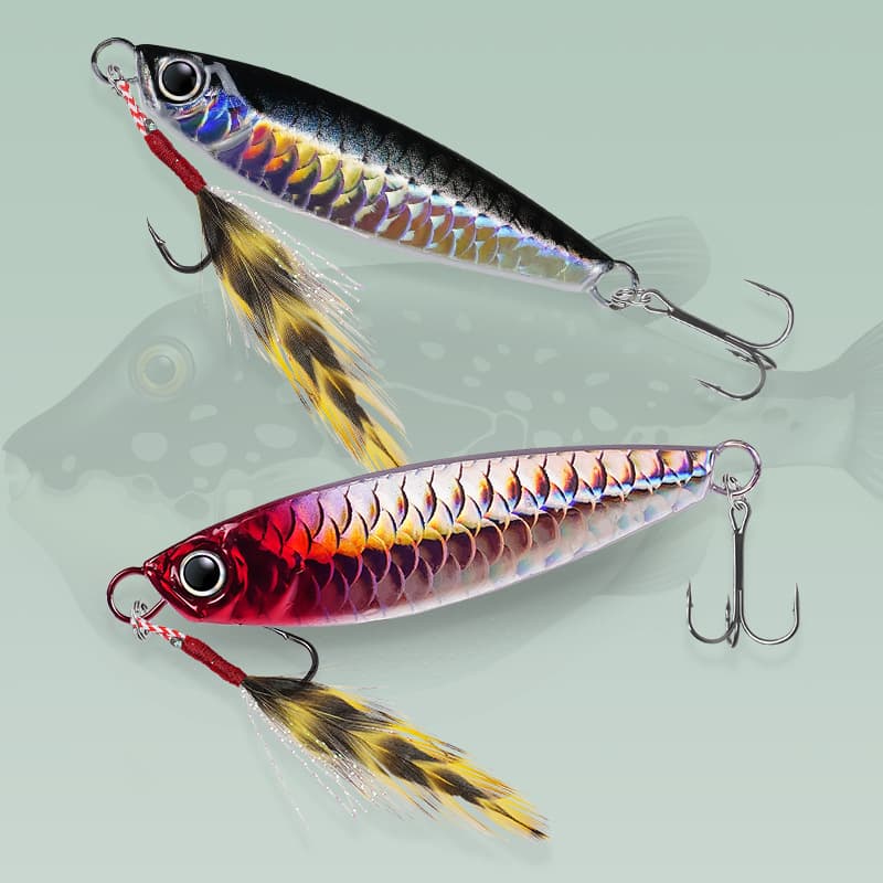 Falling iron plate fish scales pattern, lip -up, nestate fishing full water layer road Asian bait iron plate road Asian bait road Asian iron plate 4