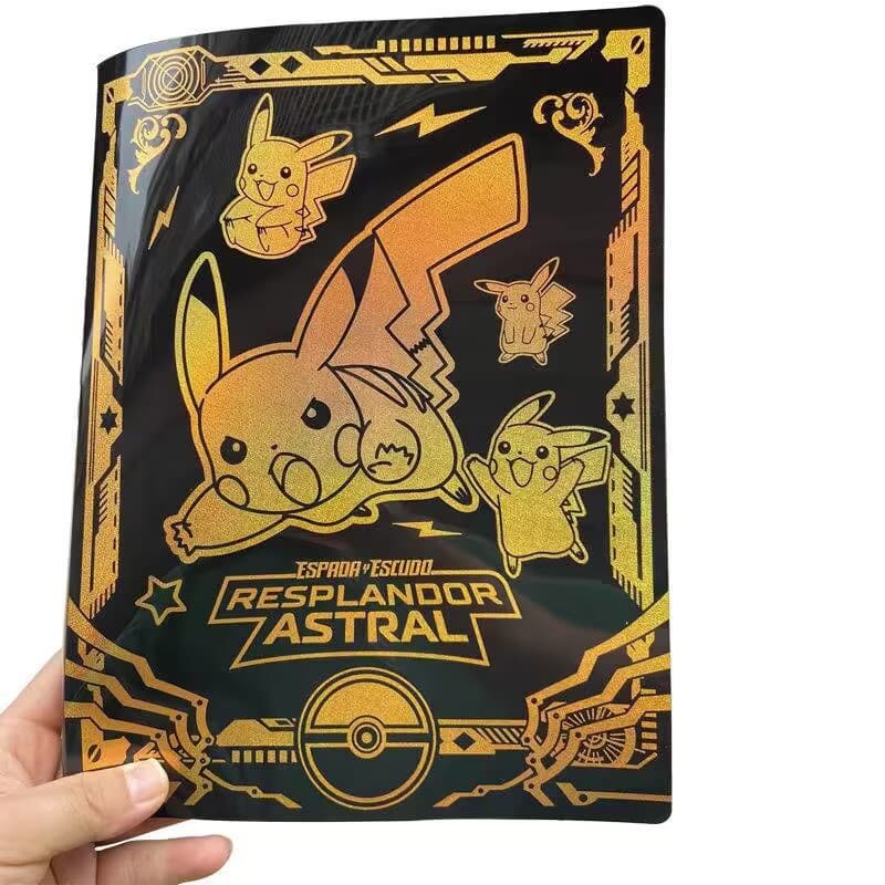 Cross -border Pokémon Jiugong Gold Spreading Collection Back to the back can be installed with 432 cards Pokémon Card Book 4