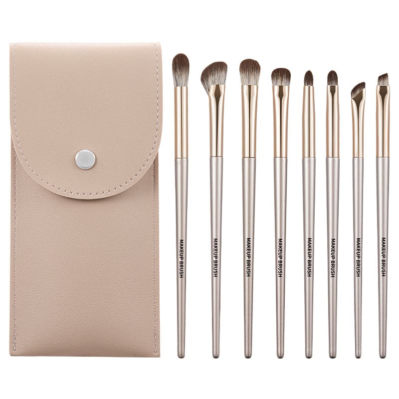 Eye shadow, handheld brush, makeup primer, 8 pieces, for beginners 5