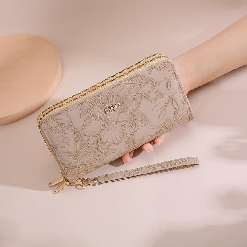 Wallet, fashionable long capacious bag, high-end 3