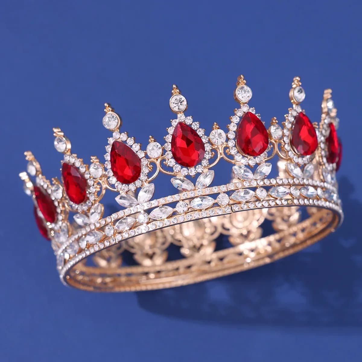 (Cross-border trading), crown for bride, hair accessory, red dress, European style, Aliexpress 2