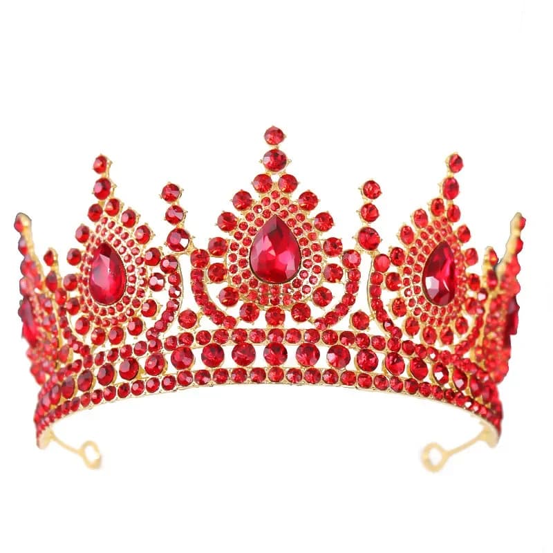 (Cross-border trading), crown for bride, hair accessory, red dress, European style, Aliexpress 5