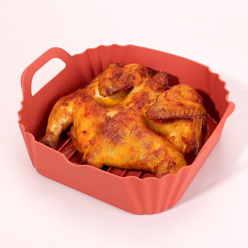 2026 e-commerce new air fryer silicone baking pan AirfryerSiliocnePot air fryer lining 2